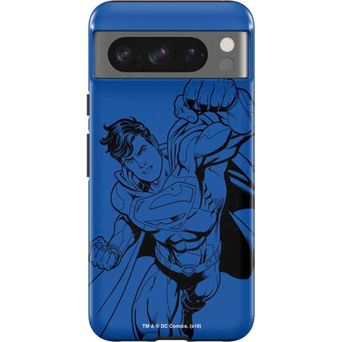 DC Comics Superman Comic Pop Google Pixel 8 Pro Impact Case